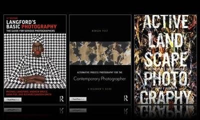 Several Photography book covers